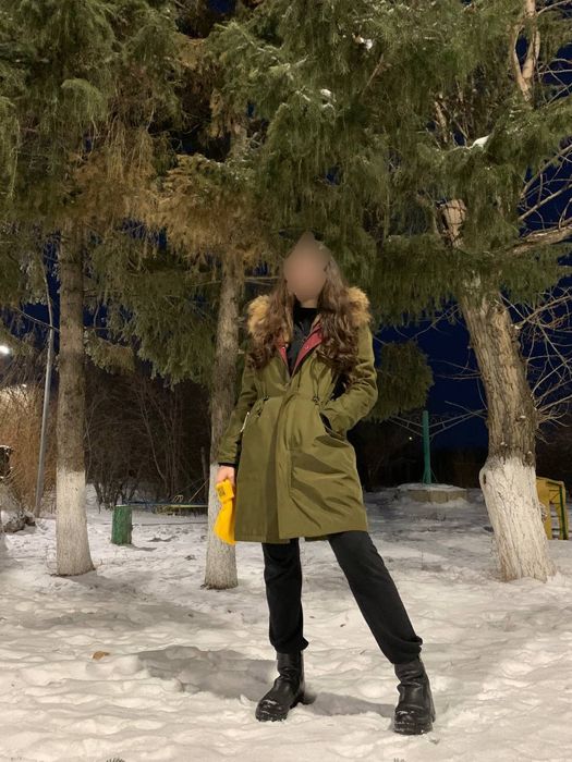 Парка зимняя женская