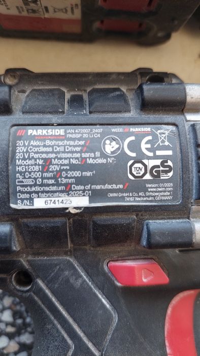 Комплект Инструменти Parkside Black Series