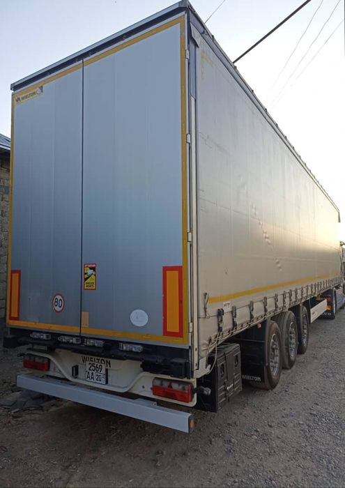 Вольво евро 6 2017 йил, прицеп Wielton 2018 йил холати аьло