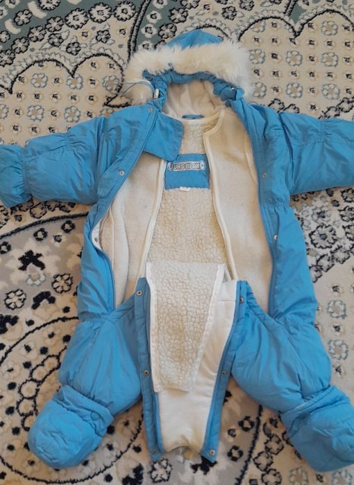 детский комбинезоны и шубка