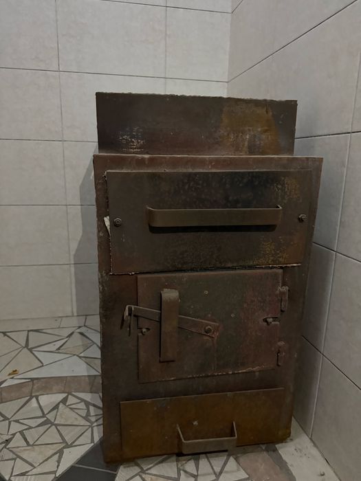 Печь железная для бани