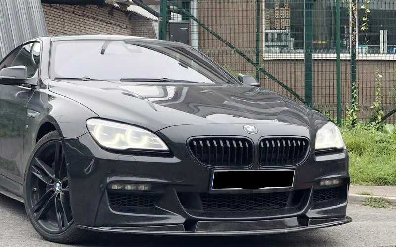 Преден лип спойлер за Бмв Ф06 ф13 М тех / Bmw F06 F13 M Tech lip spoiler / добавка за предна броня / нож