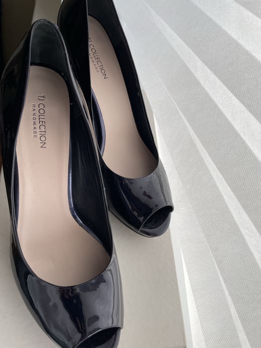 Кожанный лакированные туфли