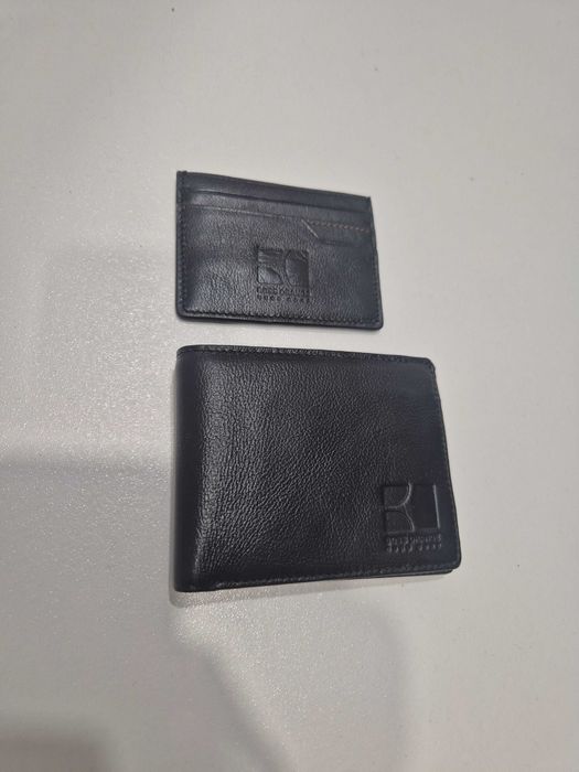 Мъжки портфейл и кейс за карти Boss orange