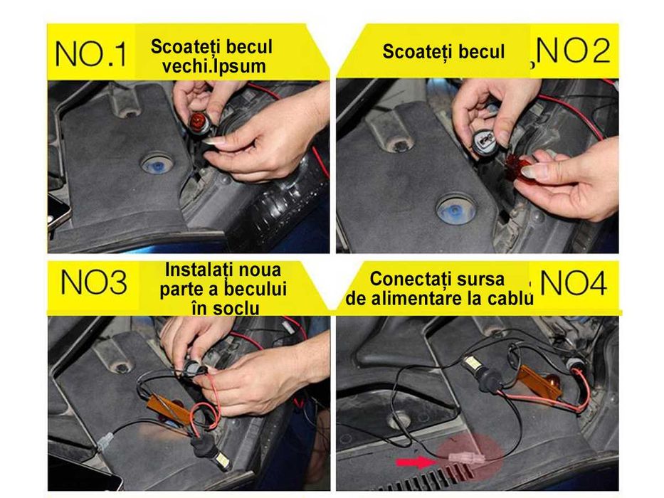 Lumini de zi cu LED și semnalizare - 10W, 12V LED lampi LED becuri