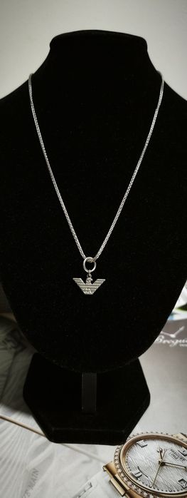 Lot Argint Emporio Armani inel lanț Pandantiv 925