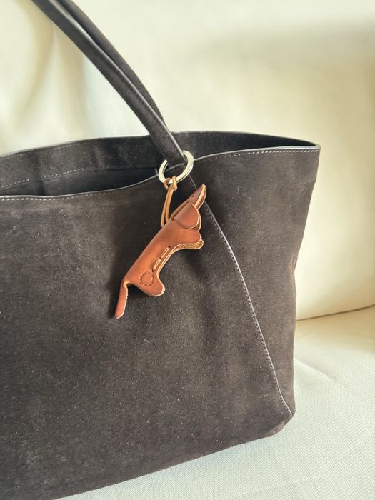 Дамска велурена чанта Massimo Dutty