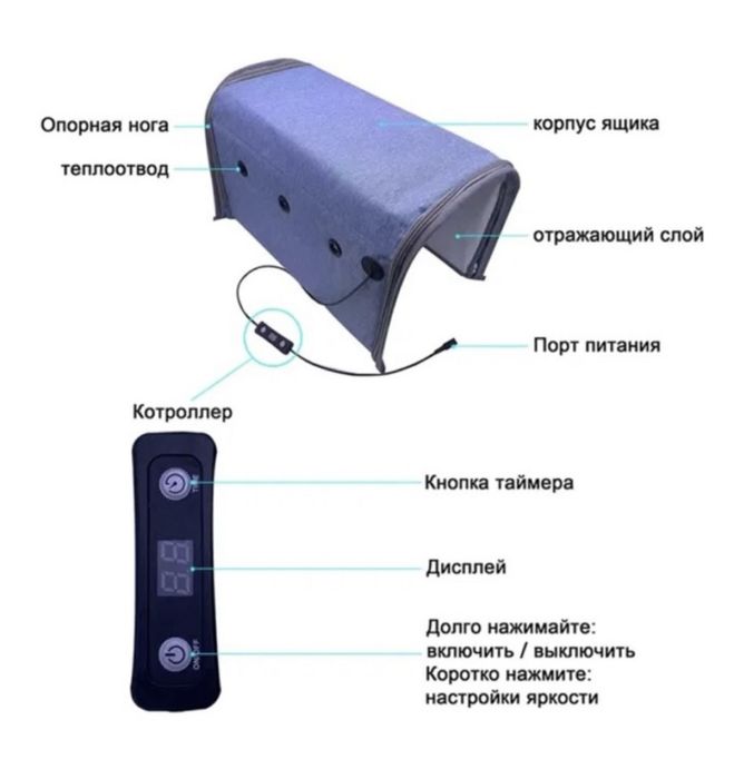 Фотолампа от желтушки