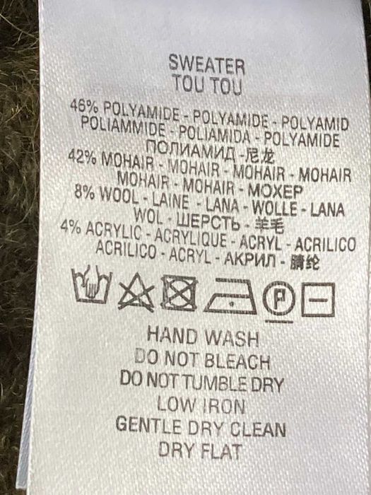 Essentiel Antwerp Mohair and Wool мохер вълна полиамид пуловер S