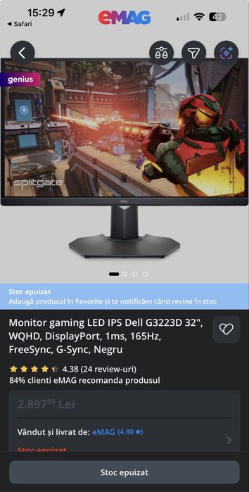 Monitor DELL G3223D