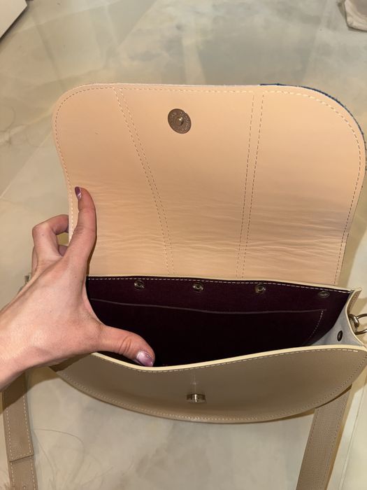 Чанта maya made it естествена кожа