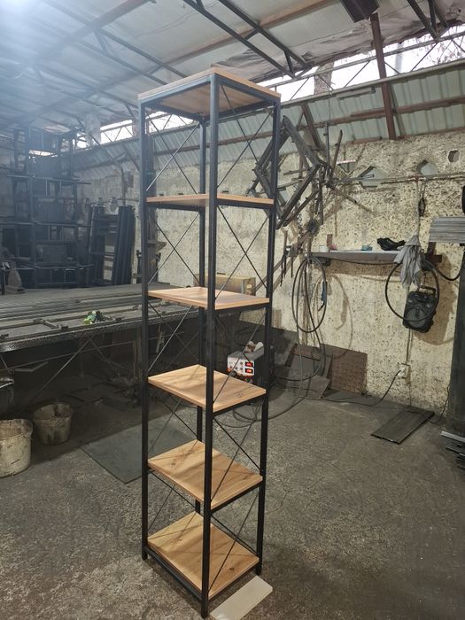 Лофт стелаж ва лофт столлар ишлаб чикарамиз