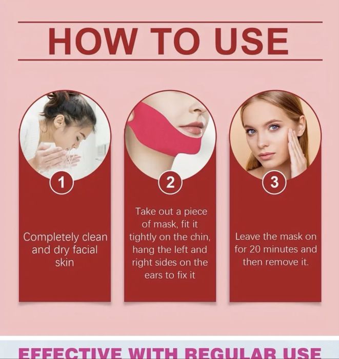 Лифтинг маска за лице/ хидрогел маска шия Япония