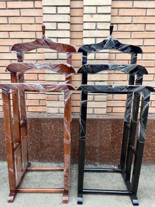 3х ярусная деревянная вешалка для костюмов и для одежды