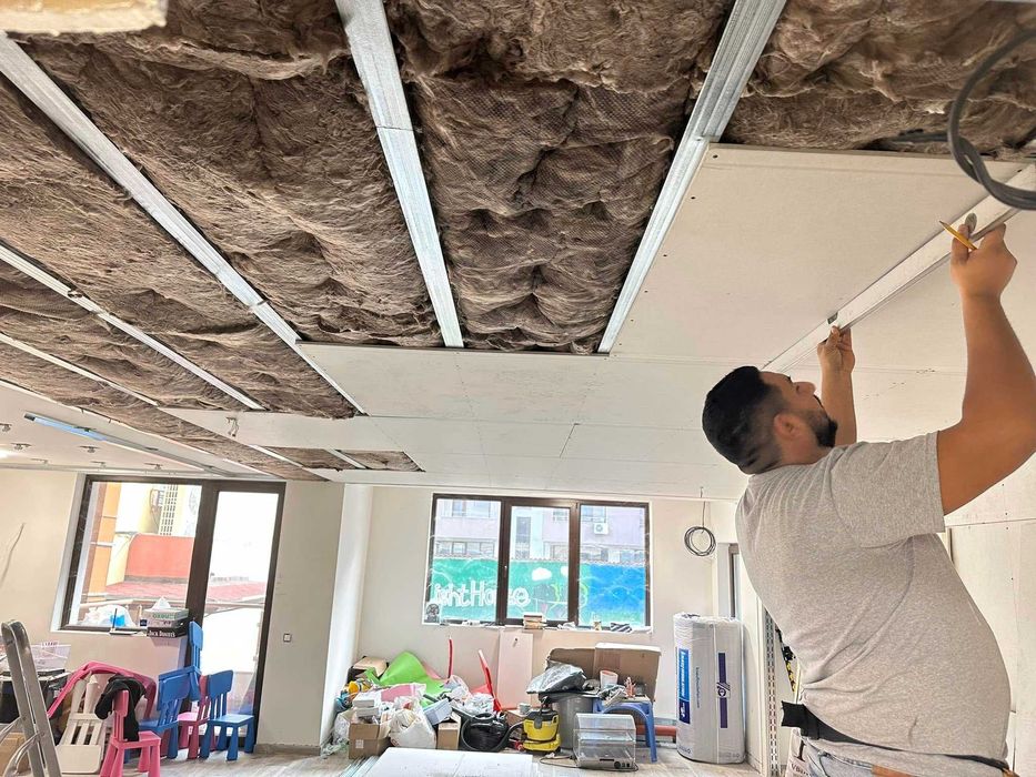 Боядисване, шпакловане, гипсокартон, декоративни мазилки, изолация