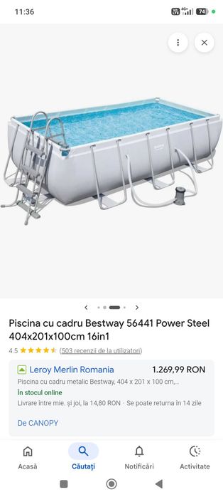 Piscina Bestway power steel