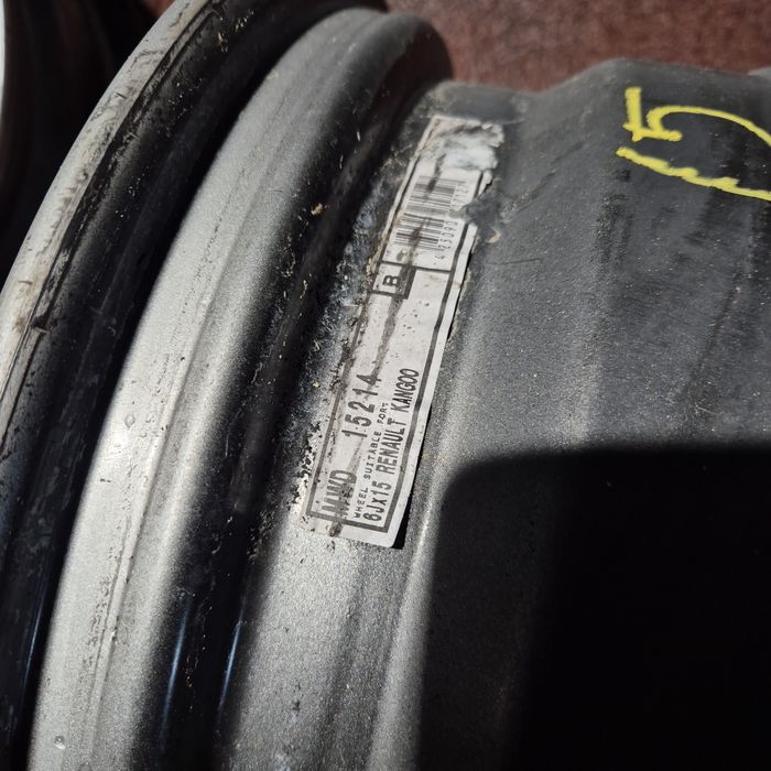 Jante otel R 15" Renault 5x108Kangoo