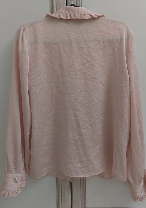 розовая блузка zara