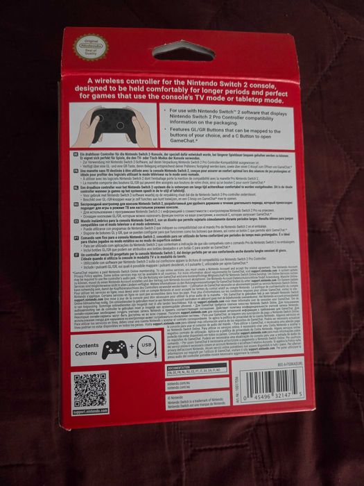 Controller Nintendo Switch 2 Pro nou