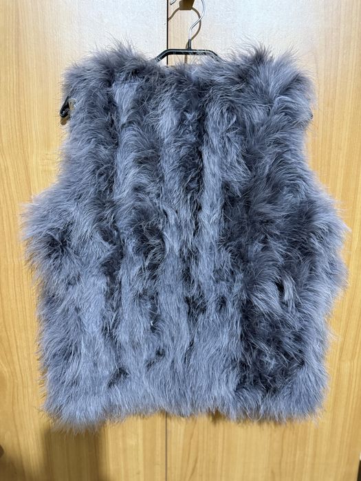 Елек от естествен пух щраус