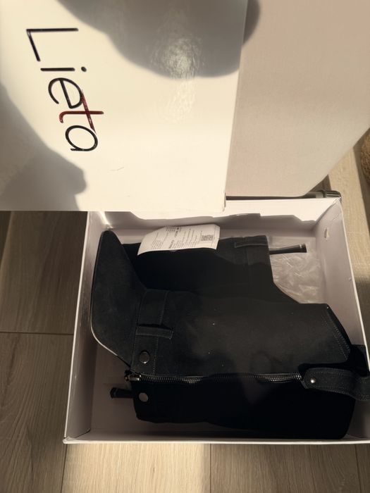 Сапоги замша весна