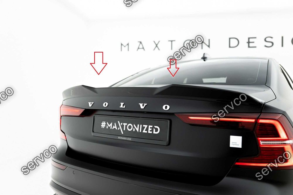 Eleron spoiler cap Volvo S60 R-Design Mk3 2018- v7 - Maxton Design