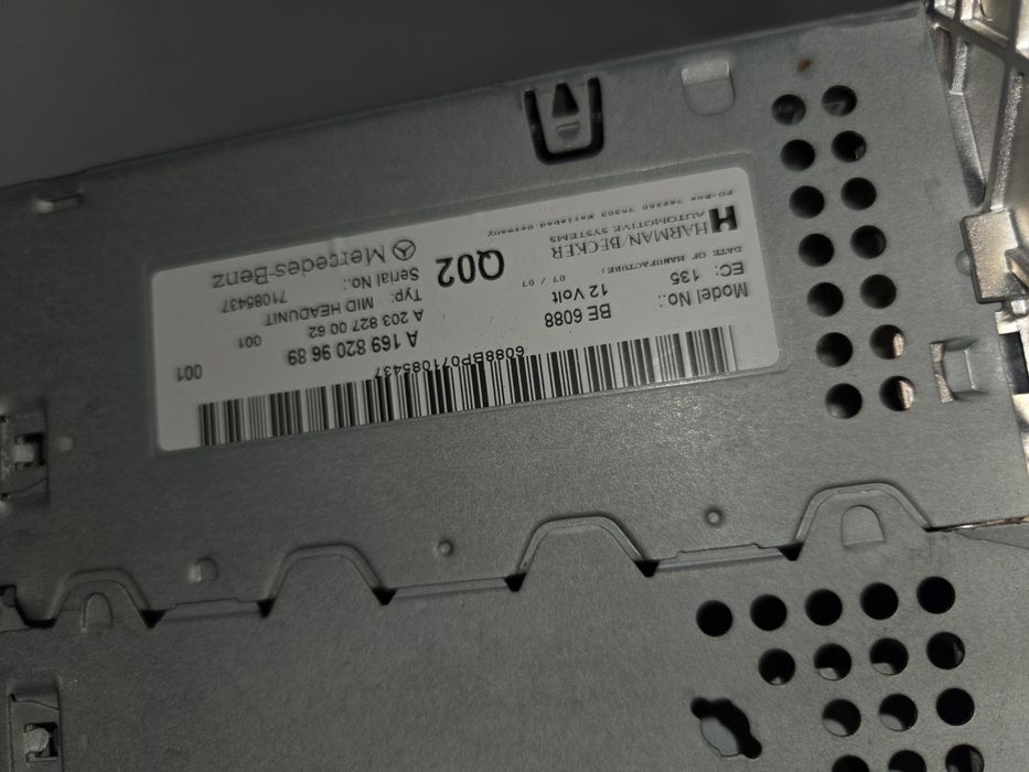 Оригинална навигация Mercedes A-Class W169