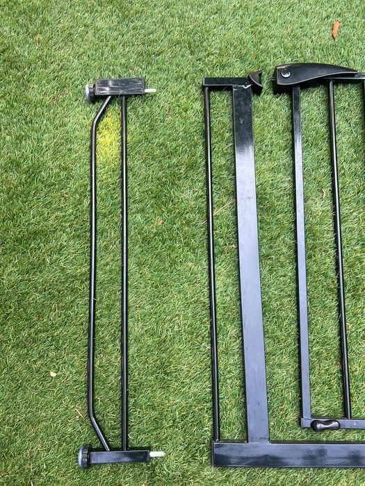 Poartă de siguranță extensibilă ISP Baby Safety Guard 7407, 75-115 cm, negru
