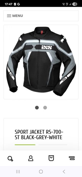 Geaca moto ixs mărimea s