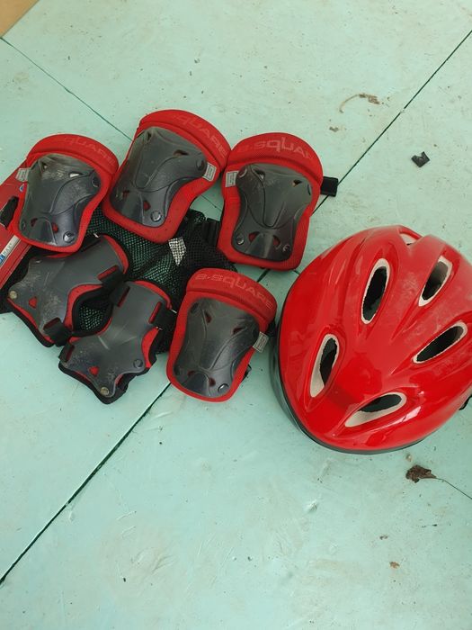 Set casca genunchiere și cotiere