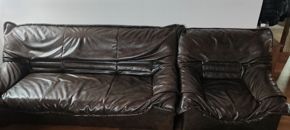 Canapea și fotoli piele