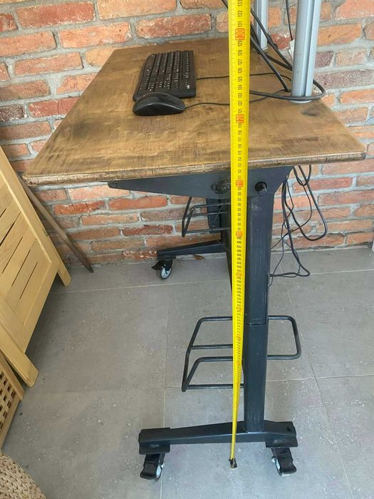 Vand Birou cu scaun reglabil pe inaltime Industrial Vintage