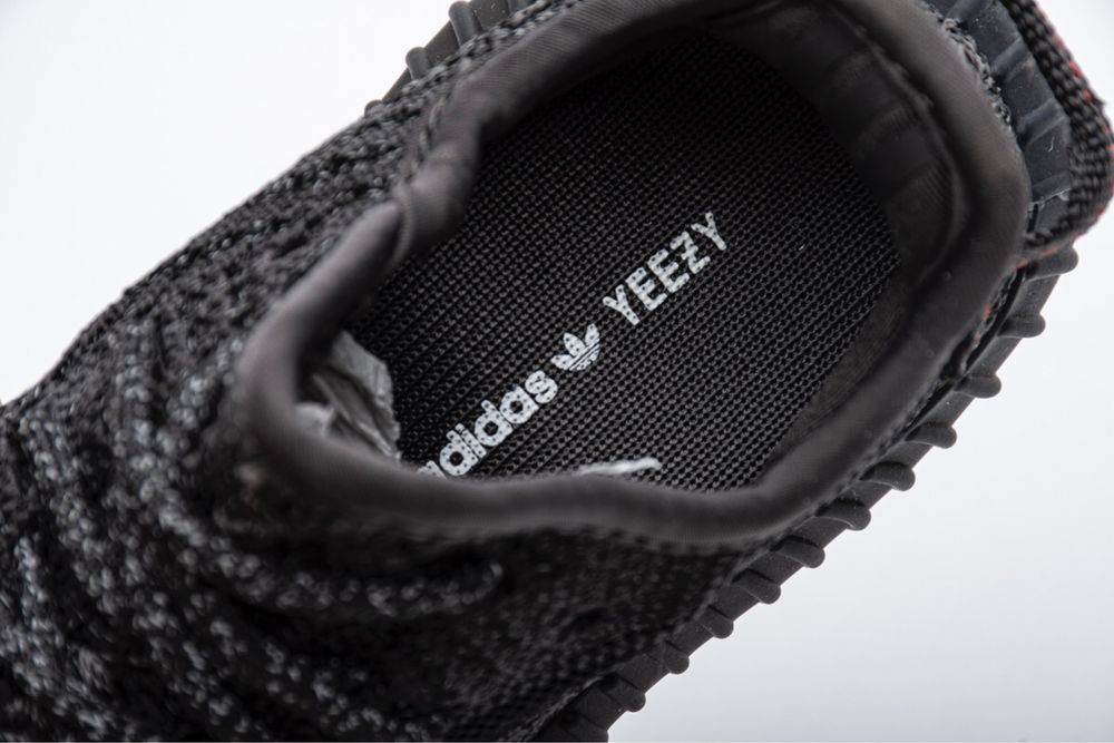 Adidas Yeezy Boost 350 V2 Static Black (Kids/De Copii)