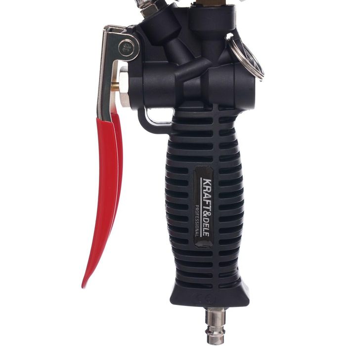 Pistol pneumatic pentru umflat roti cu manometru si afisaj digital