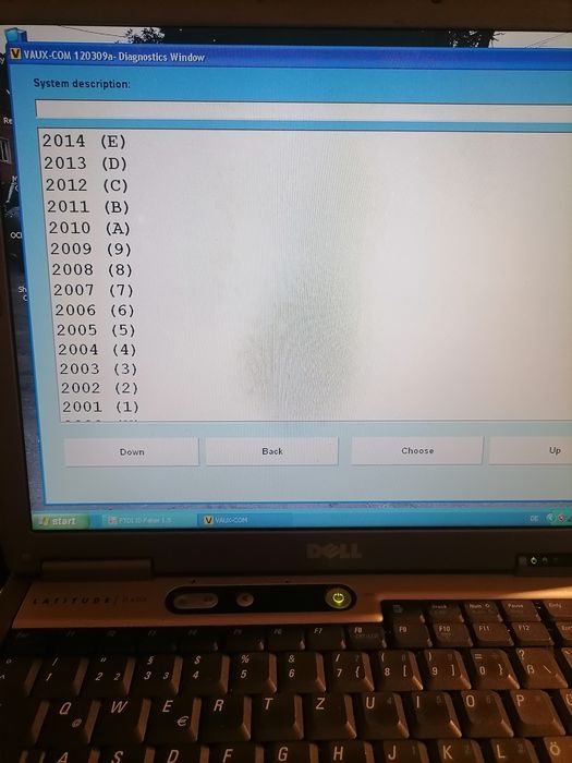 Servicii Diagnoza, Tester Opel anii 1995-2014