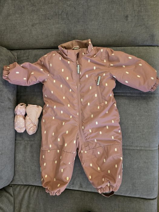 Ескимос за момиче 9-12м H&M и ръкавици