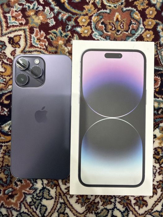 Продается идеальный Iphone 14 Pro max 256gb deep purple