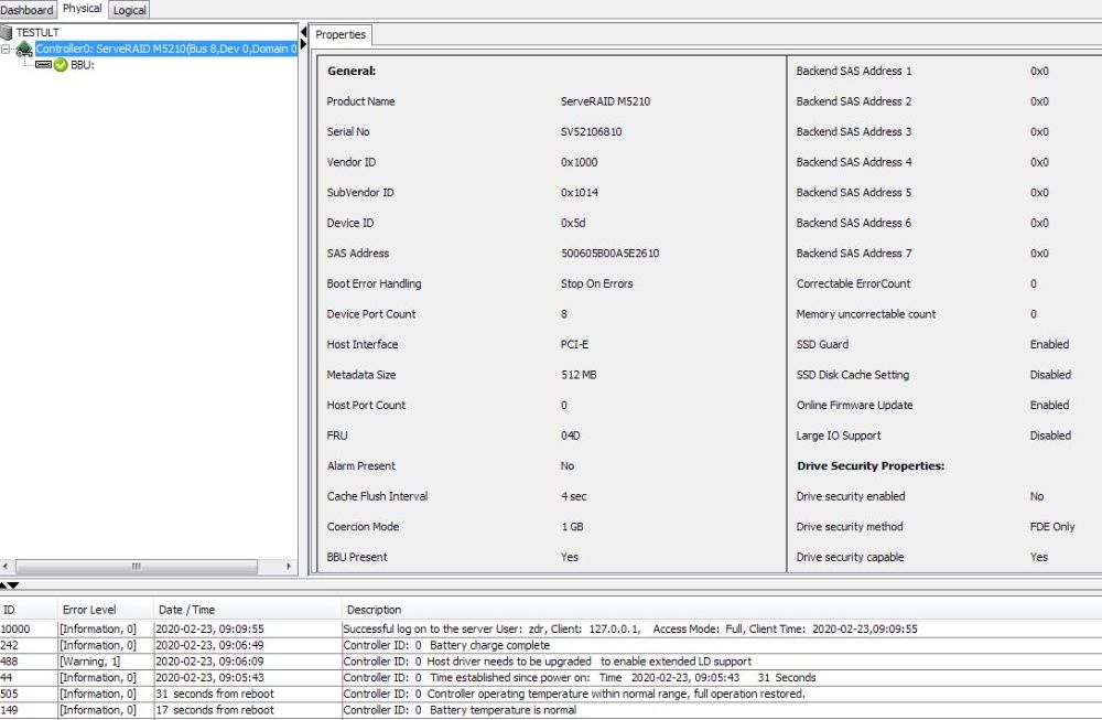 RAID Контролер IBM Lenovo M5210 2GB 12Gb/s CacheCade ServeRAID 9364-8i
