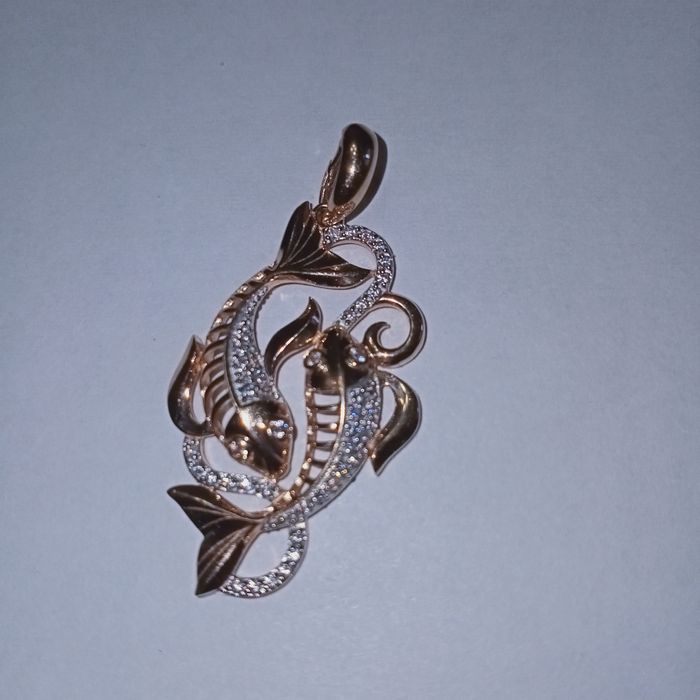 Подвеска " Рыбы " , 585 проба