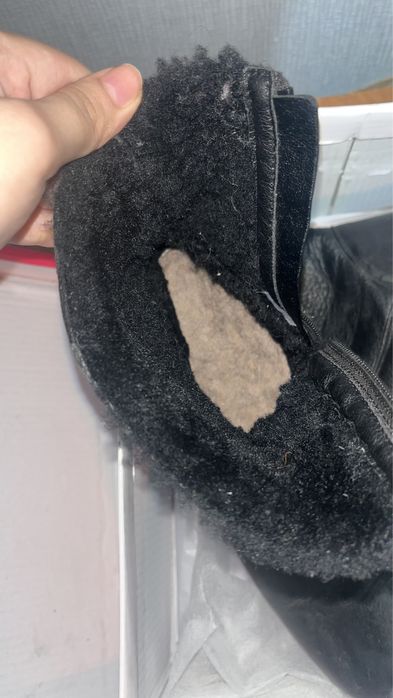 Продам кожаный сапоги