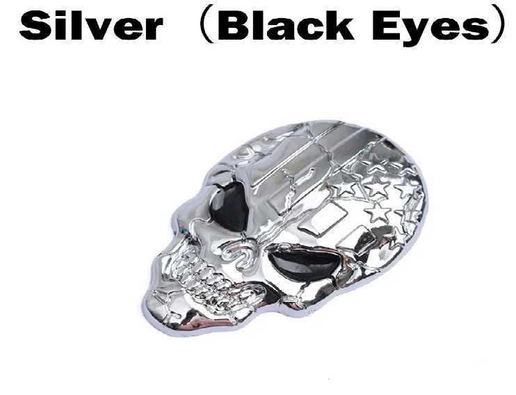 3D Метална емблема Череп 5-цвята