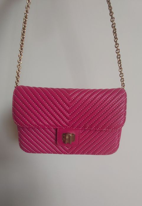 Чанта Furla цикламена