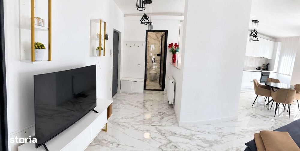 Apartament 2 camere, 55 mp, parcare, finisat, str Eroilor Floresti