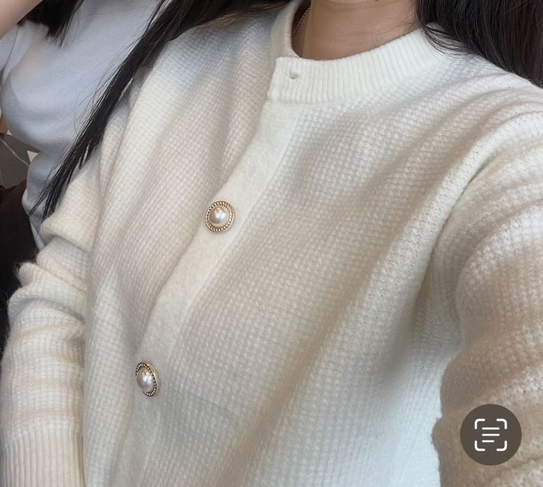 Кардиган белый. Кофта