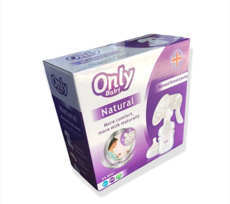 Молоко отсос ручной ONLY с бутылочкой Natural Feeling