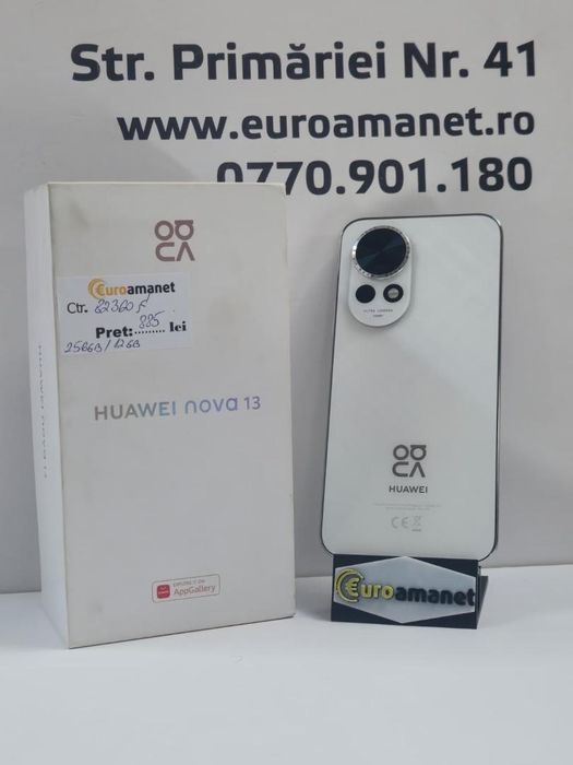 Telefon mobil Huawei nova 13, Dual SIM, 12GB RAM, 256GB, White -P-