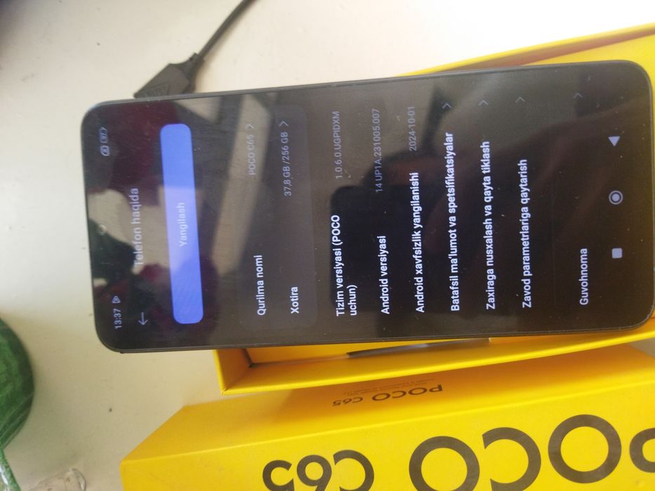 Poco c65  holati yaxshi