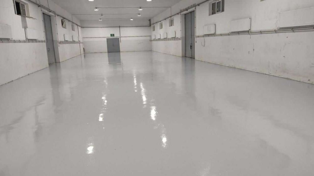 пол ремот ишлари завод фабрикаларда  эпоксид полиулитан