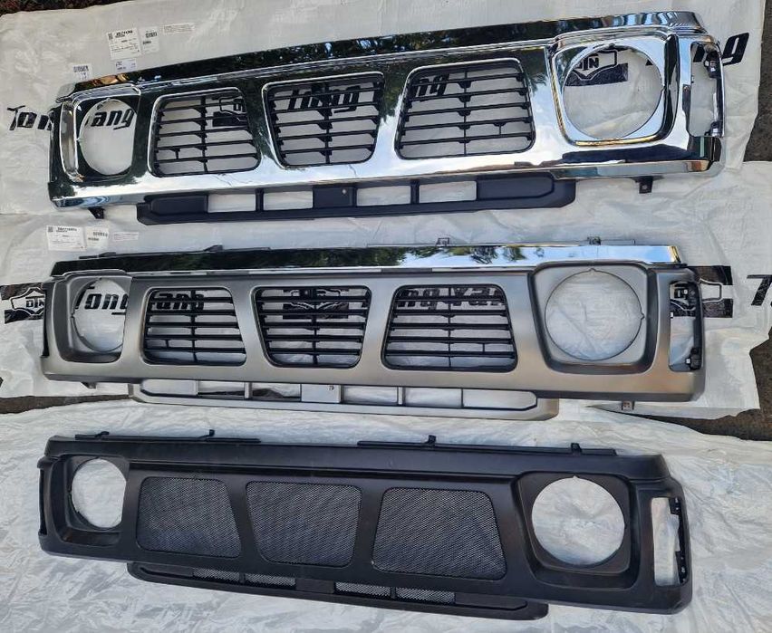 GRILA fata NISSAN PATROL Y60 / masca radiator FULL CROM (1989-1997)