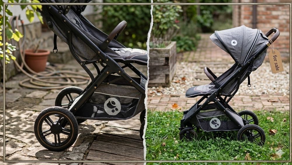 Комбинирана бебешка количка 3 в 1 , алуминиева рама, Riko side mint